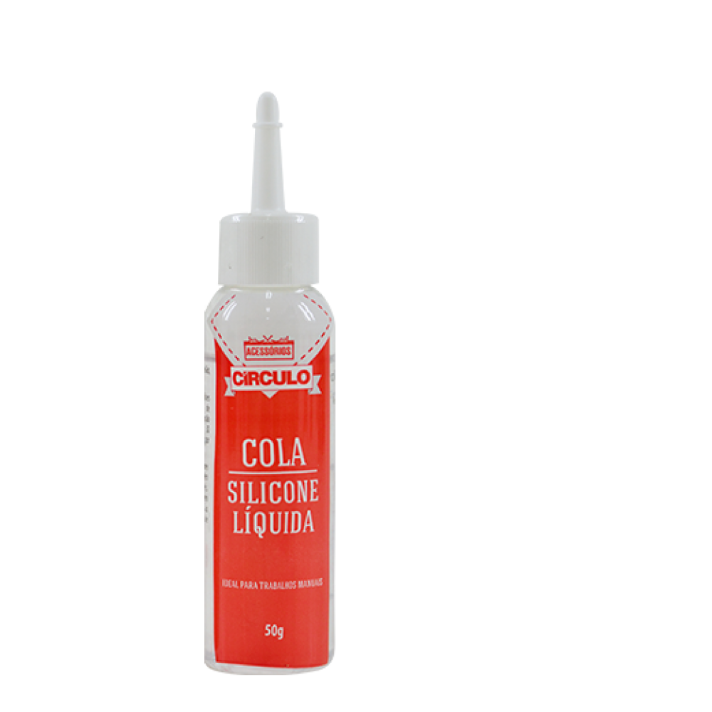 Cola de Silicone Líquida Transparente Círculo - 50g