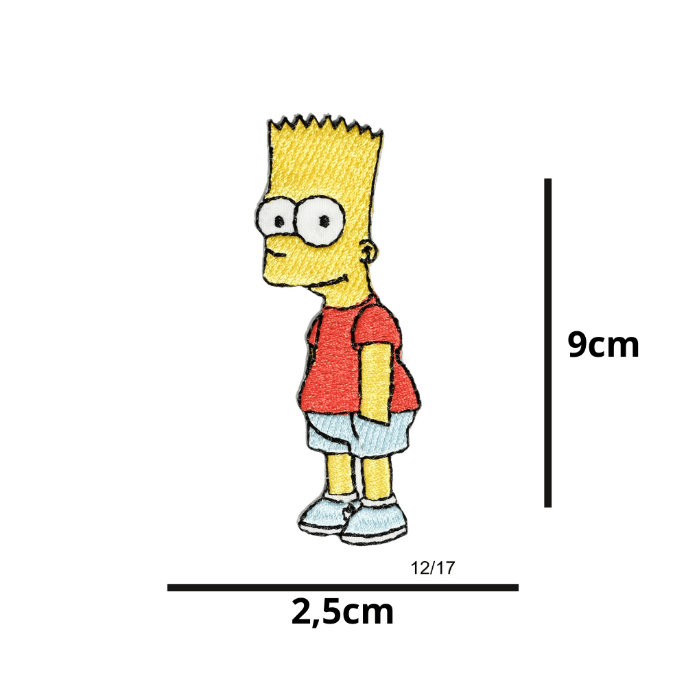 Aplique Termocolante Bart Simpsons 
