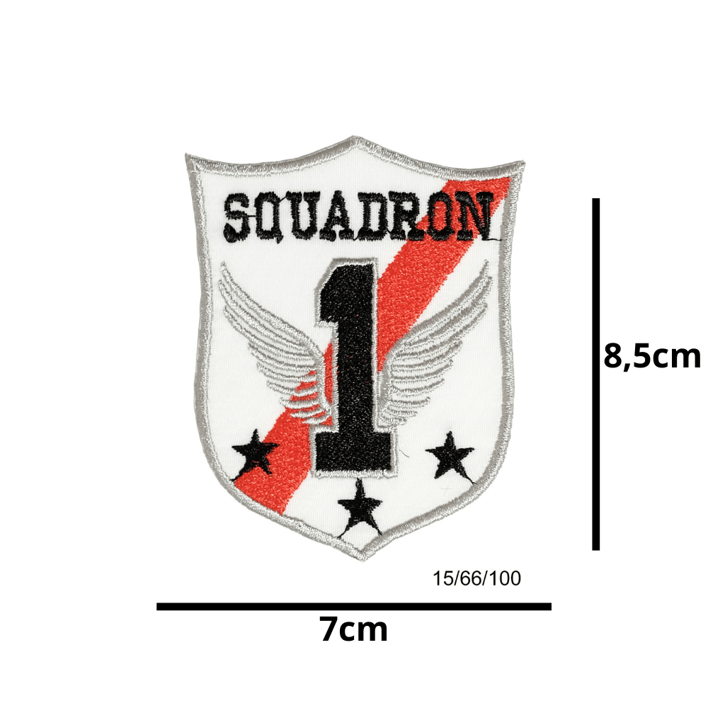 Aplique Termocolante Emblema Squad 3 Unidades Ref:15/66/100