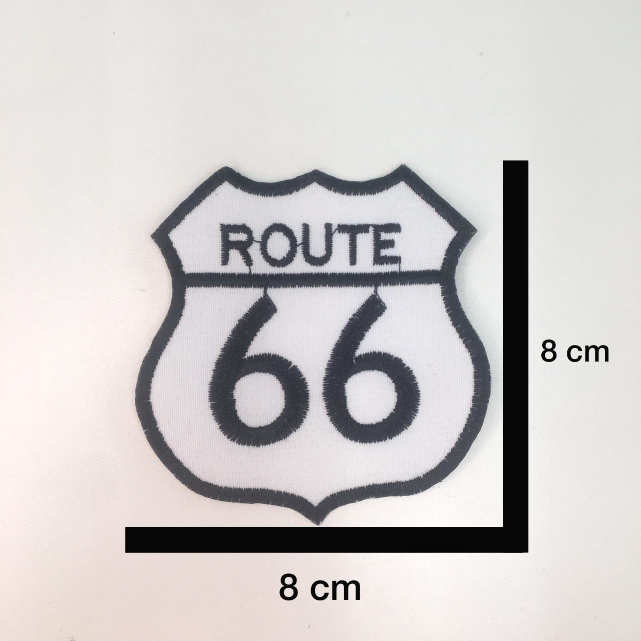 Aplique Termocolante Route 66 Grande 3 Unidades ?
