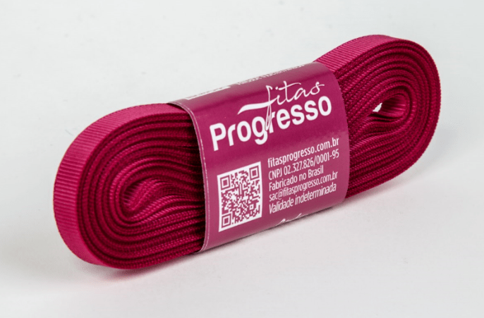 Fita Gorgurão Progresso Pink 7mm