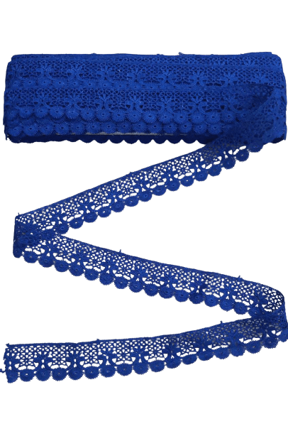 Renda Guipir Azul Royal Ref: CHL-597-30