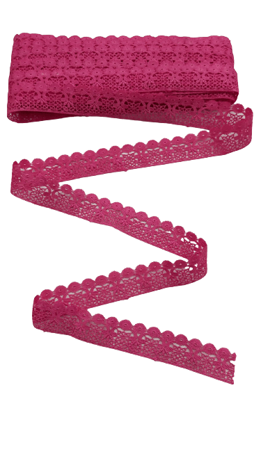 Renda Guipir Rosa Pink Ref: CHL-597-30
