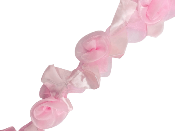 Guipir Botão de Rosa - Rosa