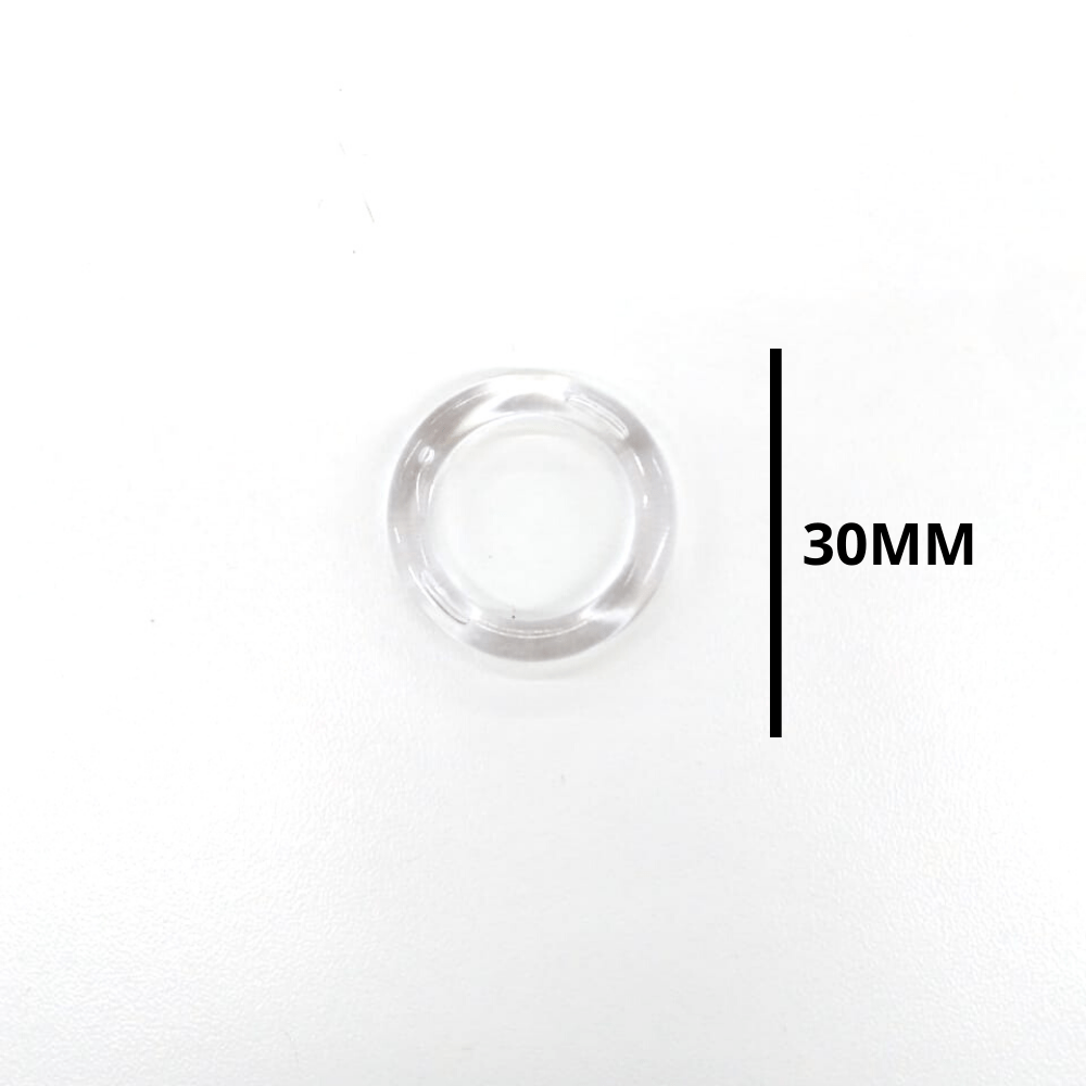 Argola Cristal 30 mm