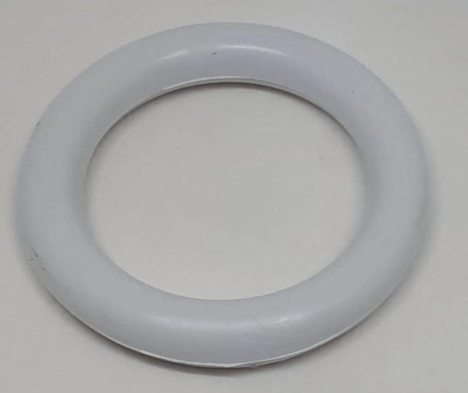 Argola Plástica Branca 6,7 cm