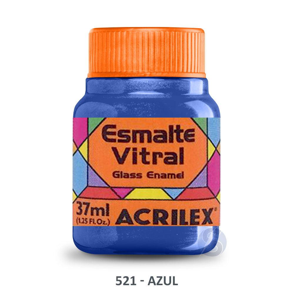Esmalte Vitral 521 Azul Acrilex 37ml 