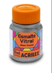 Esmalte Vitral 533 Prata Acrilex 37ml 
