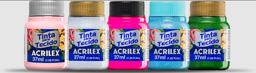 Tinta Acrilex para Tecido Fosca 37ml