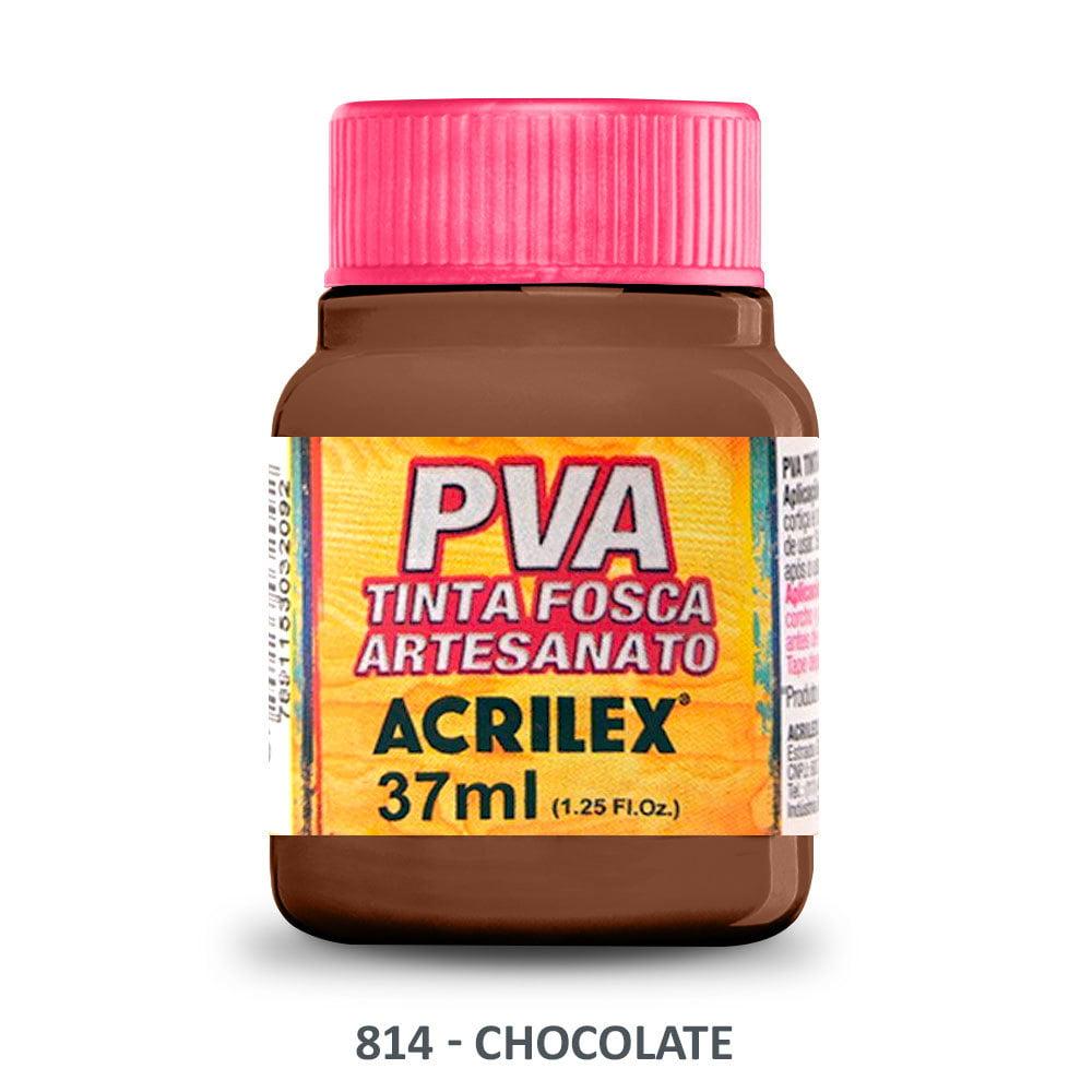 Tinta Pva Fosca Para Artesanato 814 Chocolate 37 ml