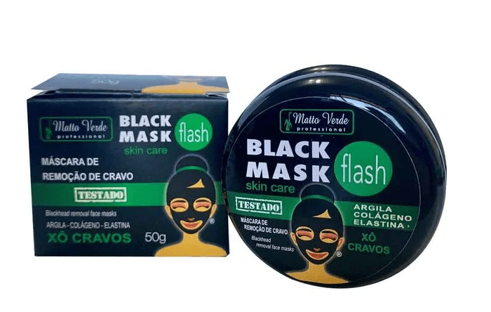 Máscara Facial Matto Verde Black Mask