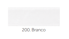 Fita Veludo Nº5 200 Branco 25 mm