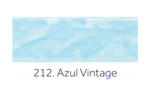 Fita Veludo Nº5 212 Azul Vintage 25 mm