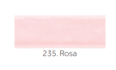 Fita Veludo Nº9 235 Rosa 40 mm