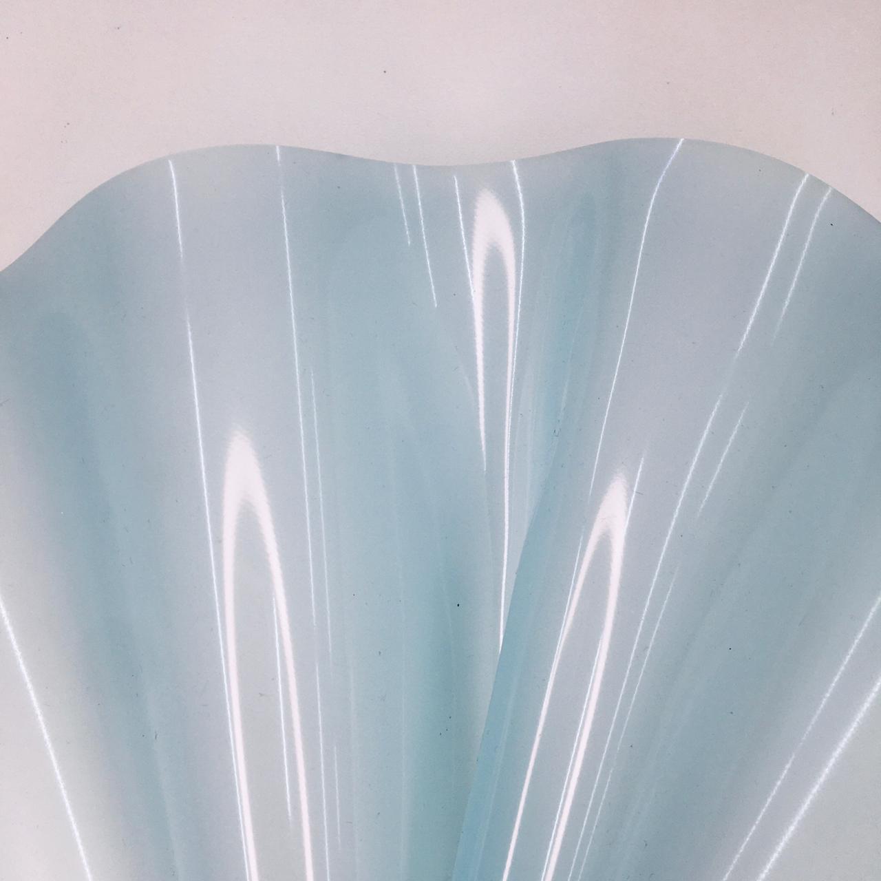 Lonita Silicone Tranparente Azul Candy