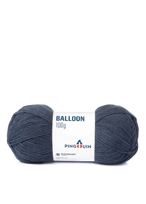 Lã Balloon Pingouin 9512 Indigo Blue 100g
