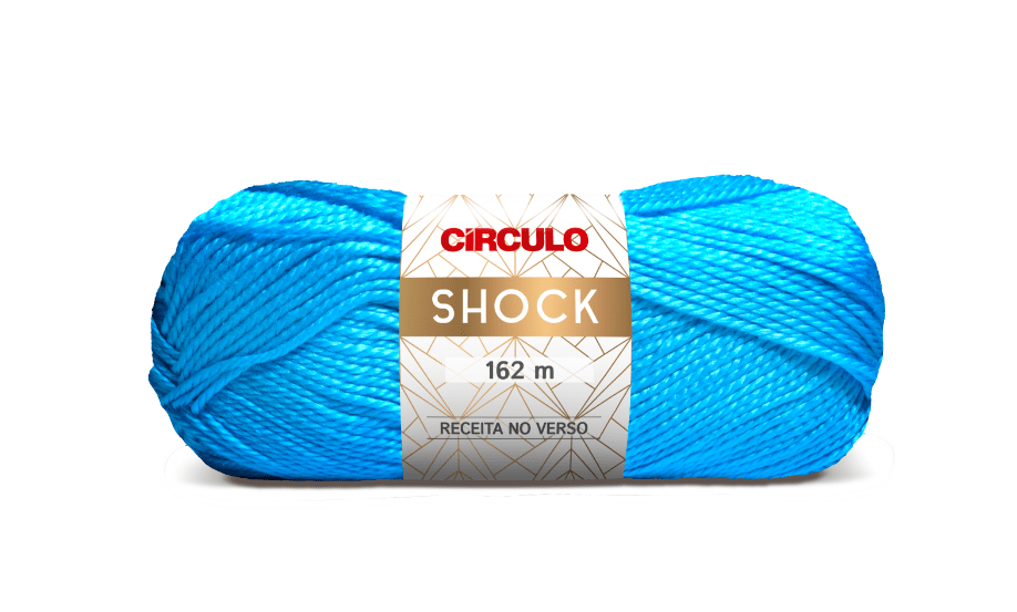 Lã Shock 2194 Azul Neon 100g