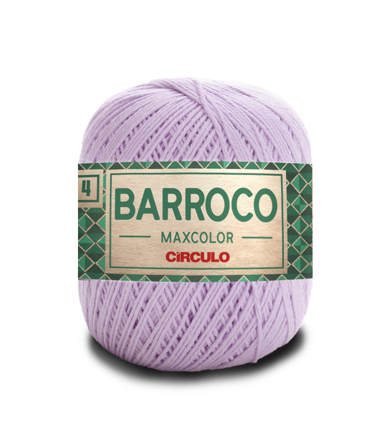 Barbante Barroco Maxcolor nº4 6006 Lilás Candy 200gr