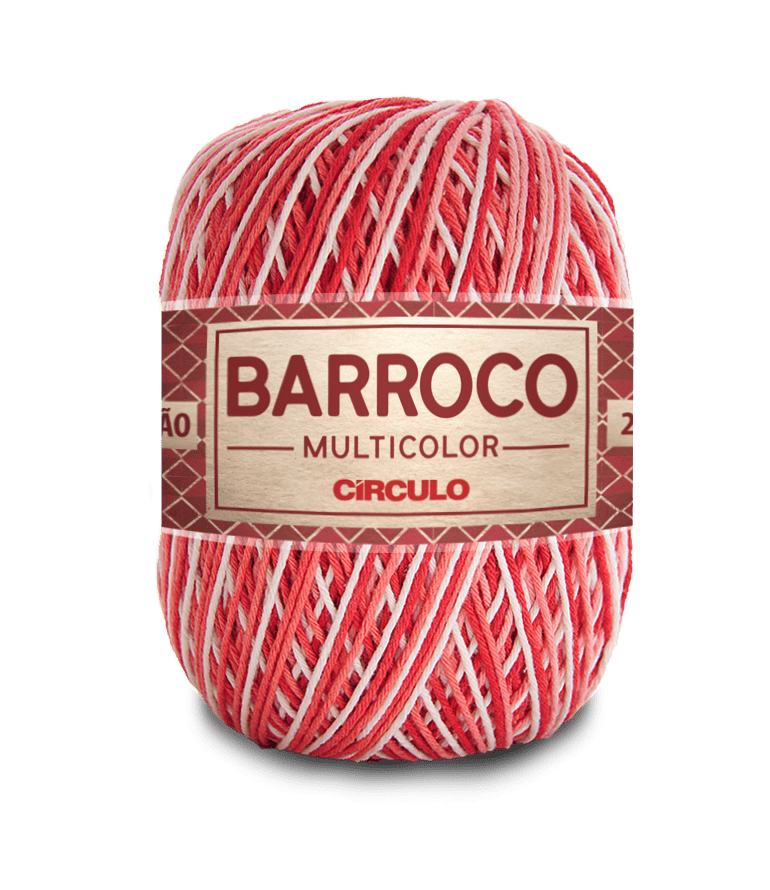 Barbante Barroco Multicolor nº6 9202 Antúrio 400g