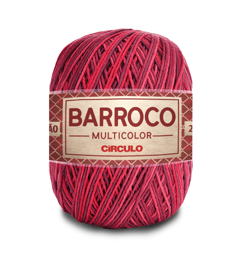 Barbante Barroco Multicolor nº6 9245 Geléia 400g