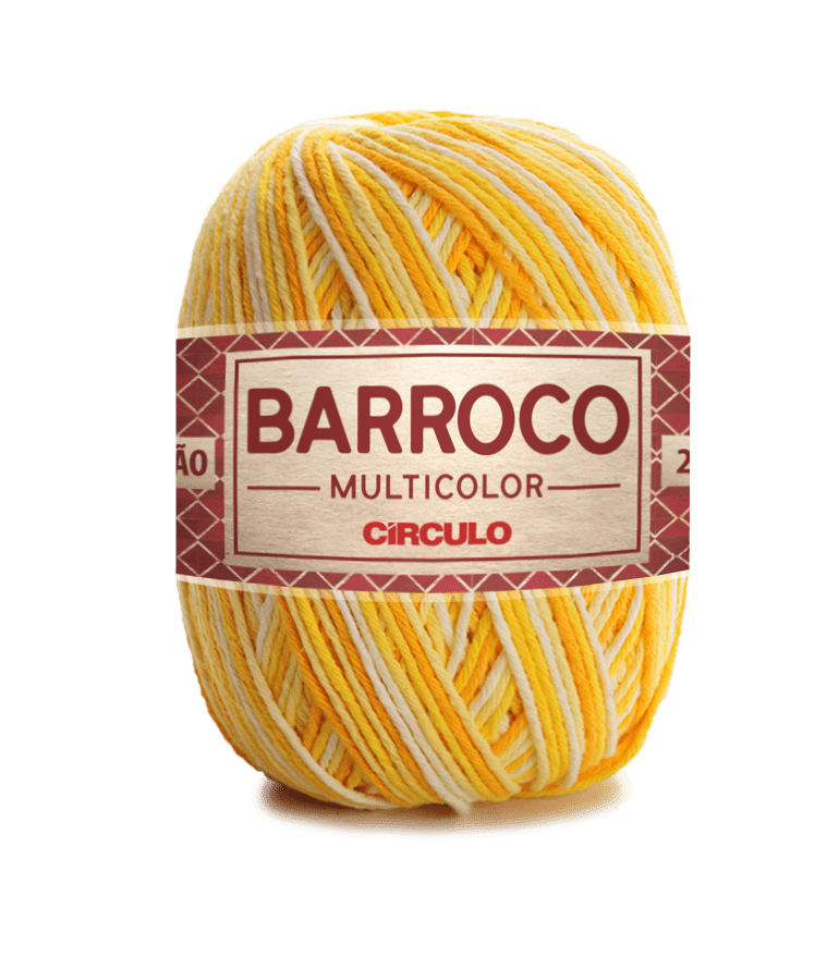 Barbante Barroco Multicolor nº6 9368 Raio de Sol 400g