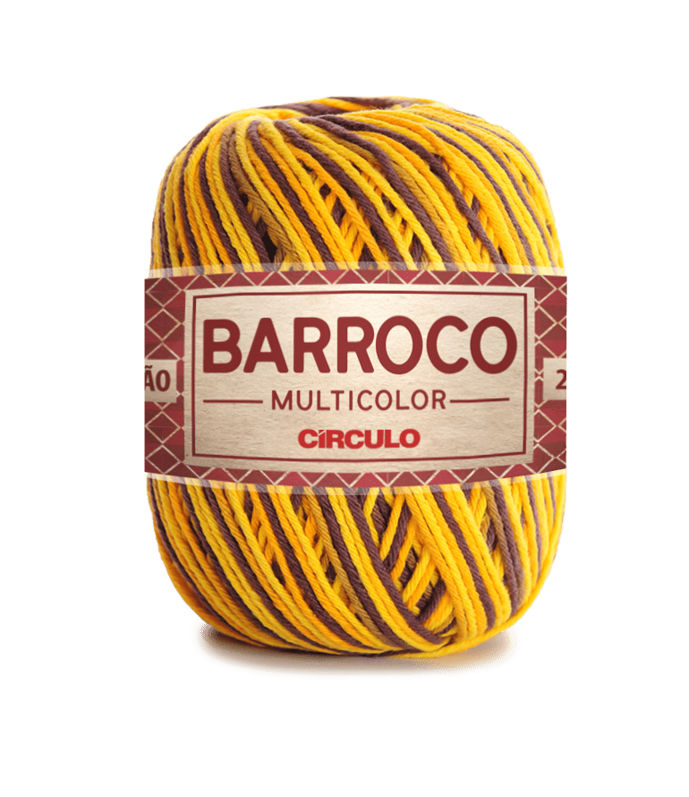 Barbante Barroco Multicolor nº6 9492 Girassol 400g