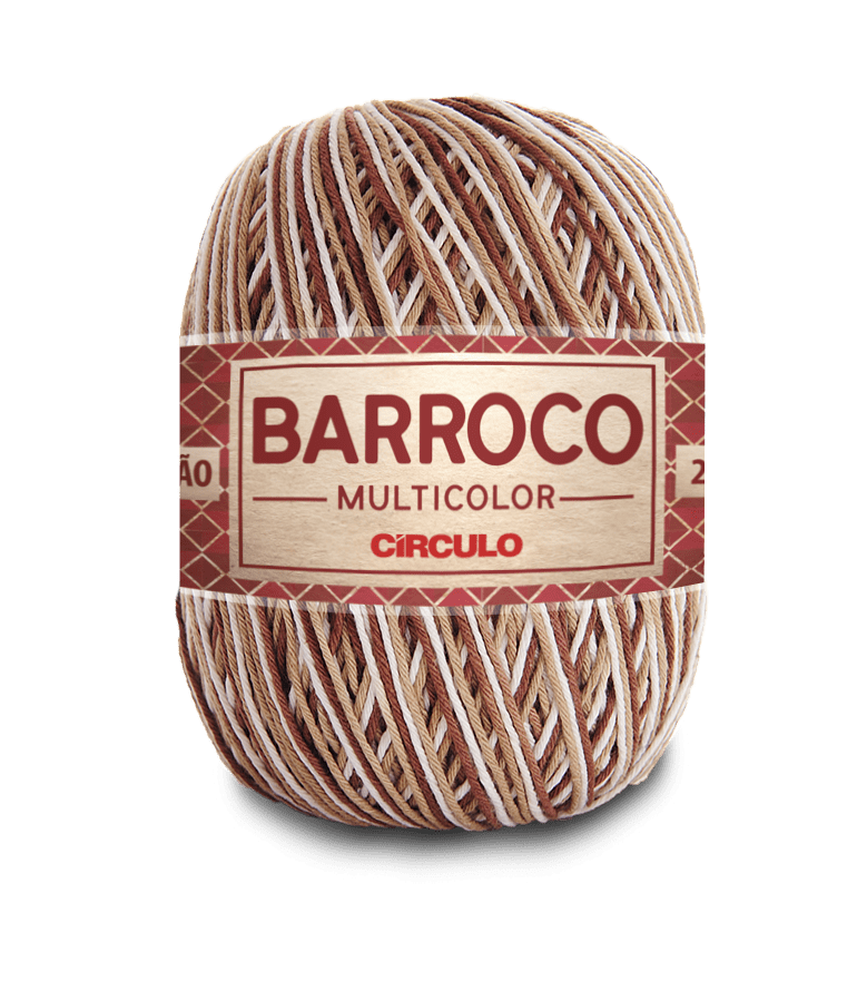 Barbante Barroco Multicolor nº6 9687 Caravela 400g