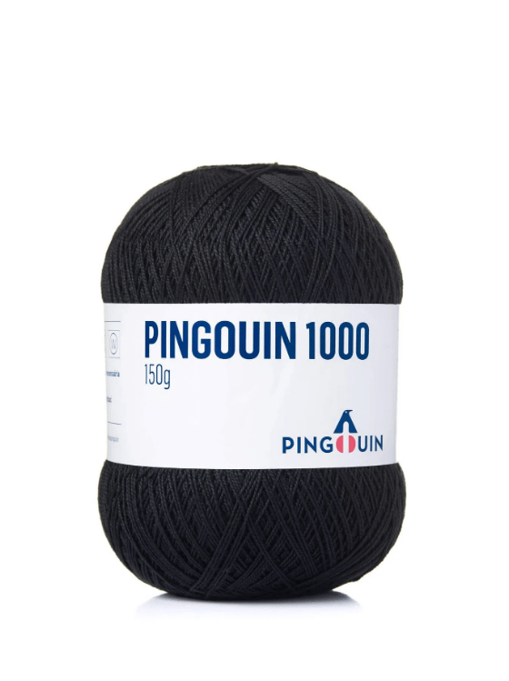 Linha Pingouin 1000 100 Preto 150 Gr