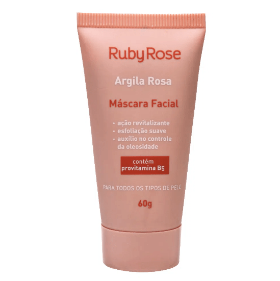 Máscara Facil Argila Rosa Ruby Rose