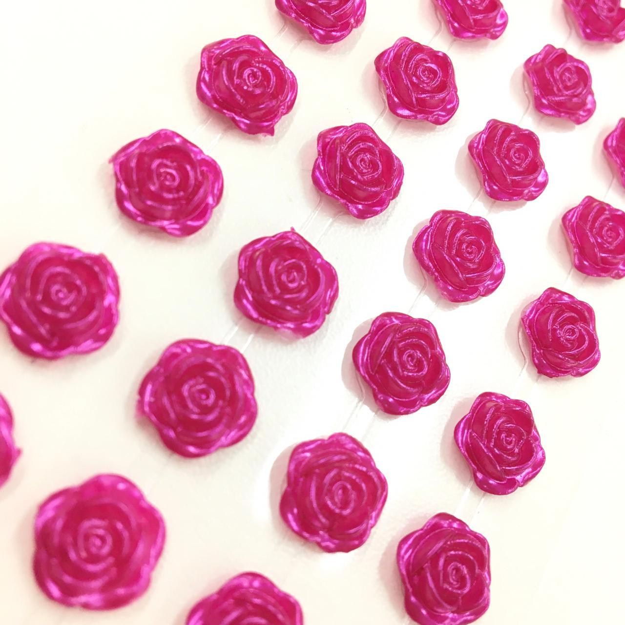 Rosa adesiva 12mm pink