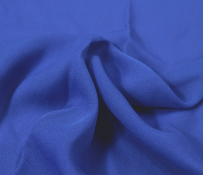 Tecido Crepe Georgette Azul Bic