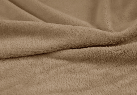Tecido Manta Fleece Liso Bege