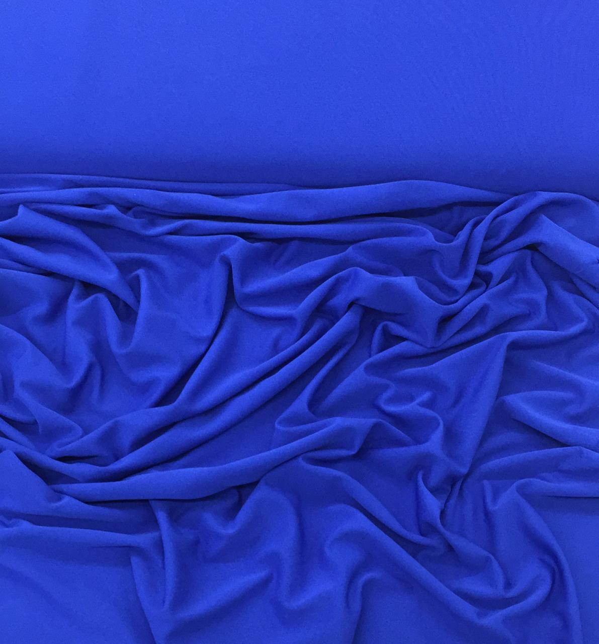 Tecido Malha Color Forro Azul Bic