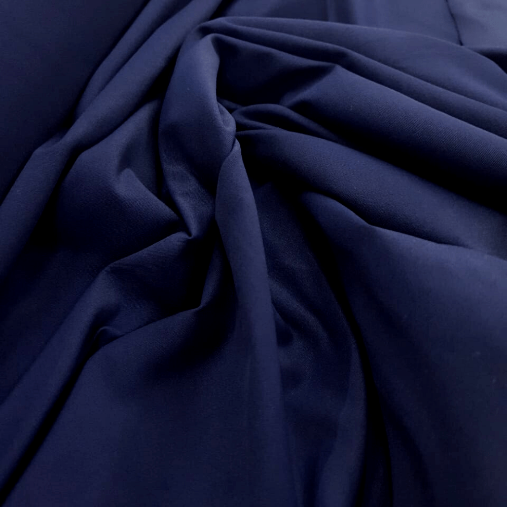 Tecido spandex azul real tecido de malha tecido intercamadas saia