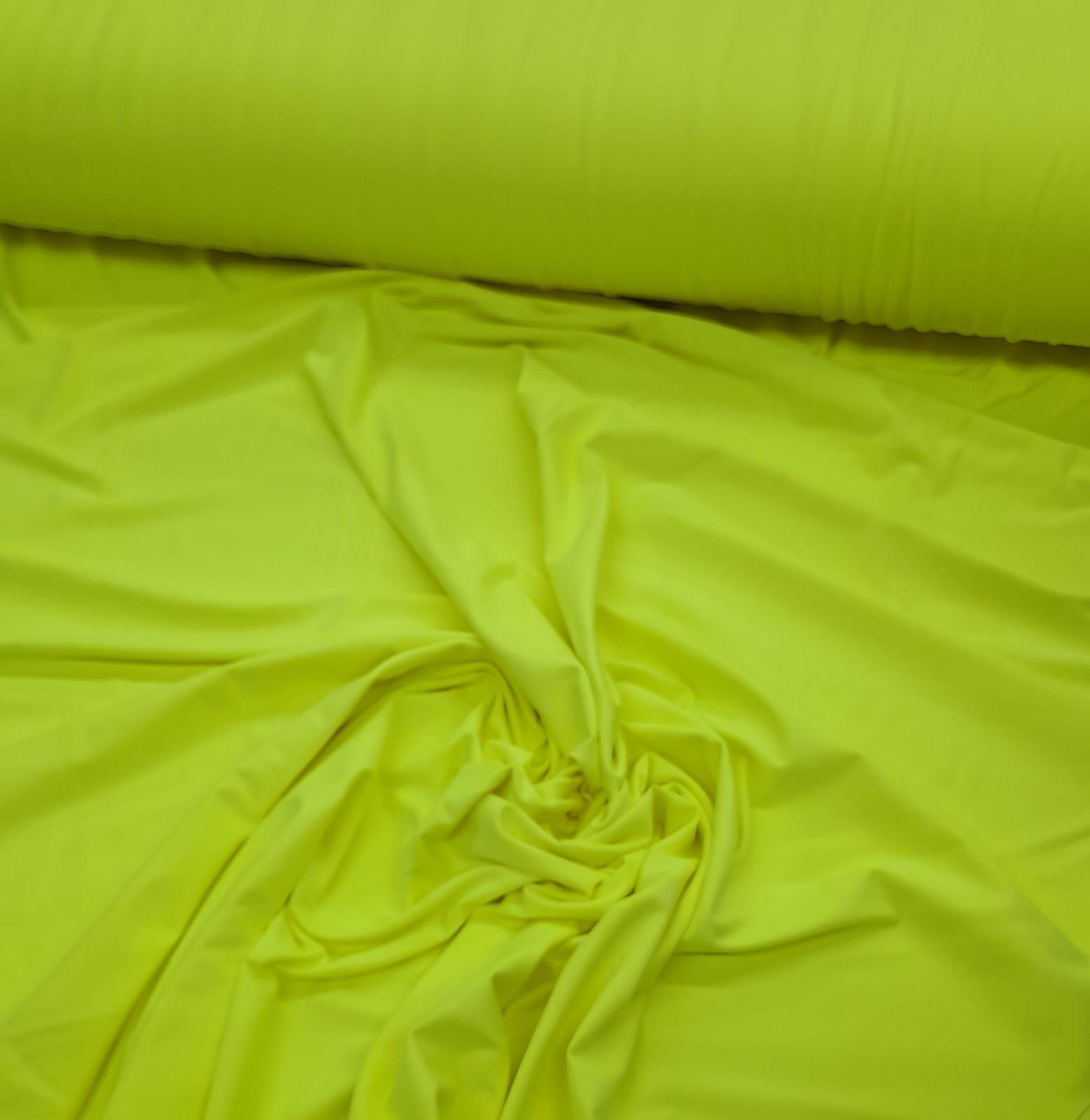 Tecido Lycra Moda  Amarelo Neon