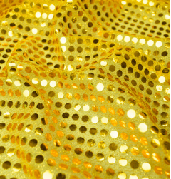 Tecido Paetê Ligth Metalizado Dourado