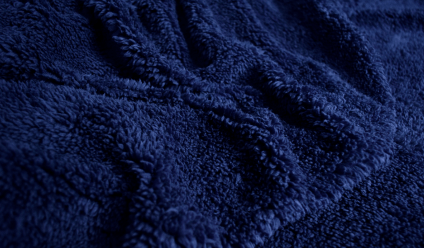 Tecido Sherpa Azul Marinho