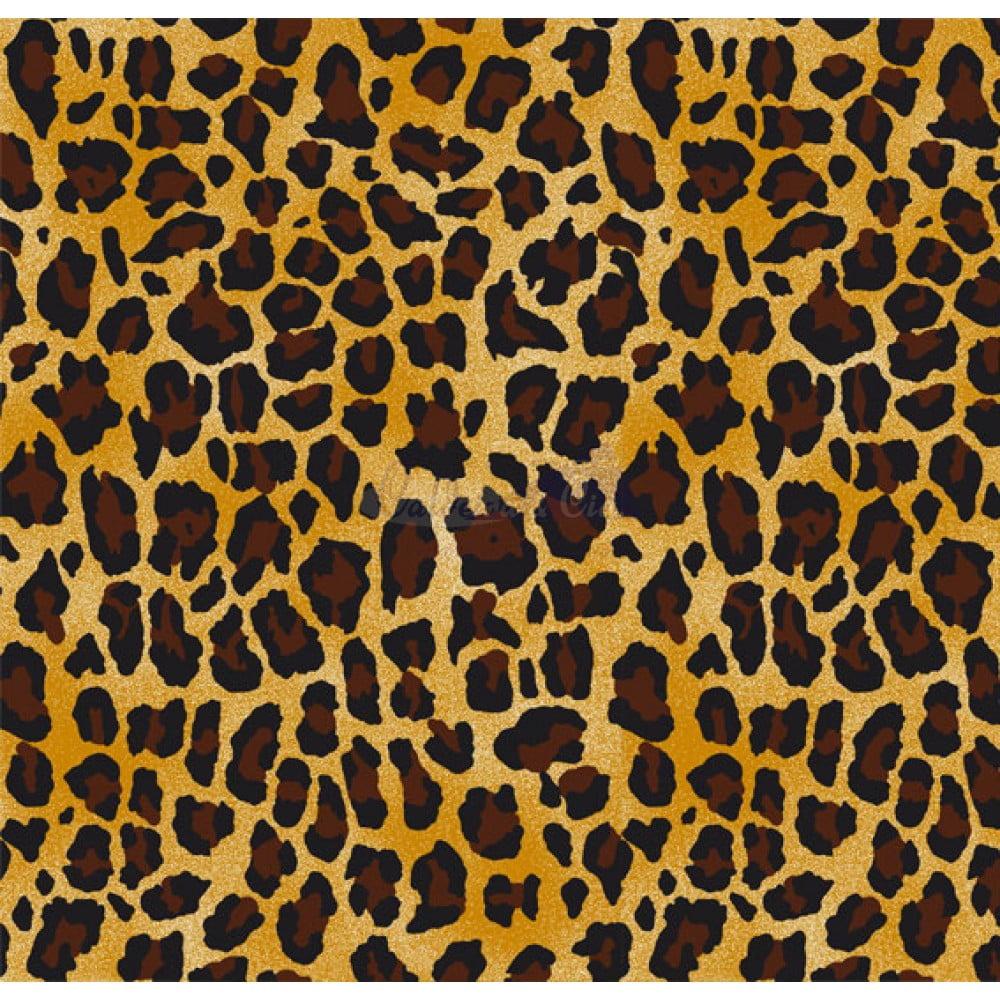 Tecido Tricoline Animal Print Leopardo