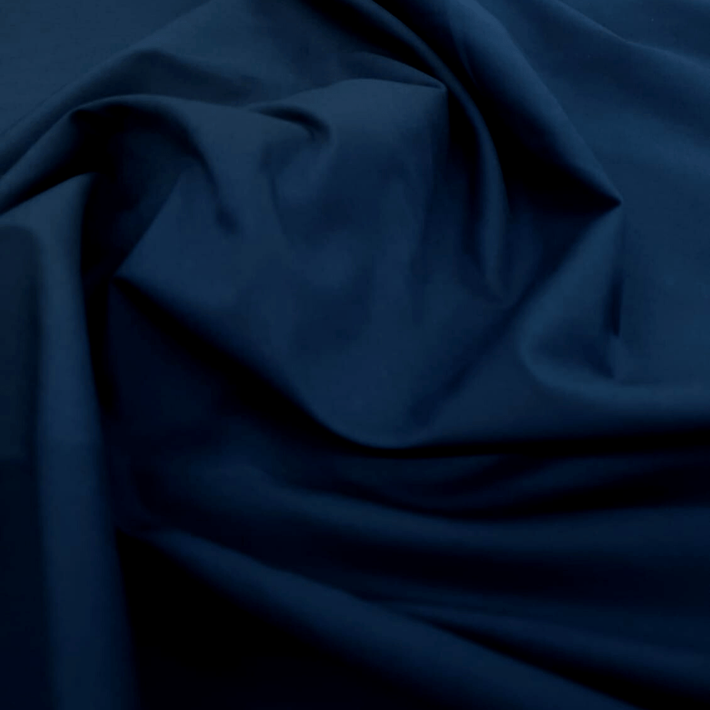 Tecido Tricoline Liso Azul Marinho Bulgatti