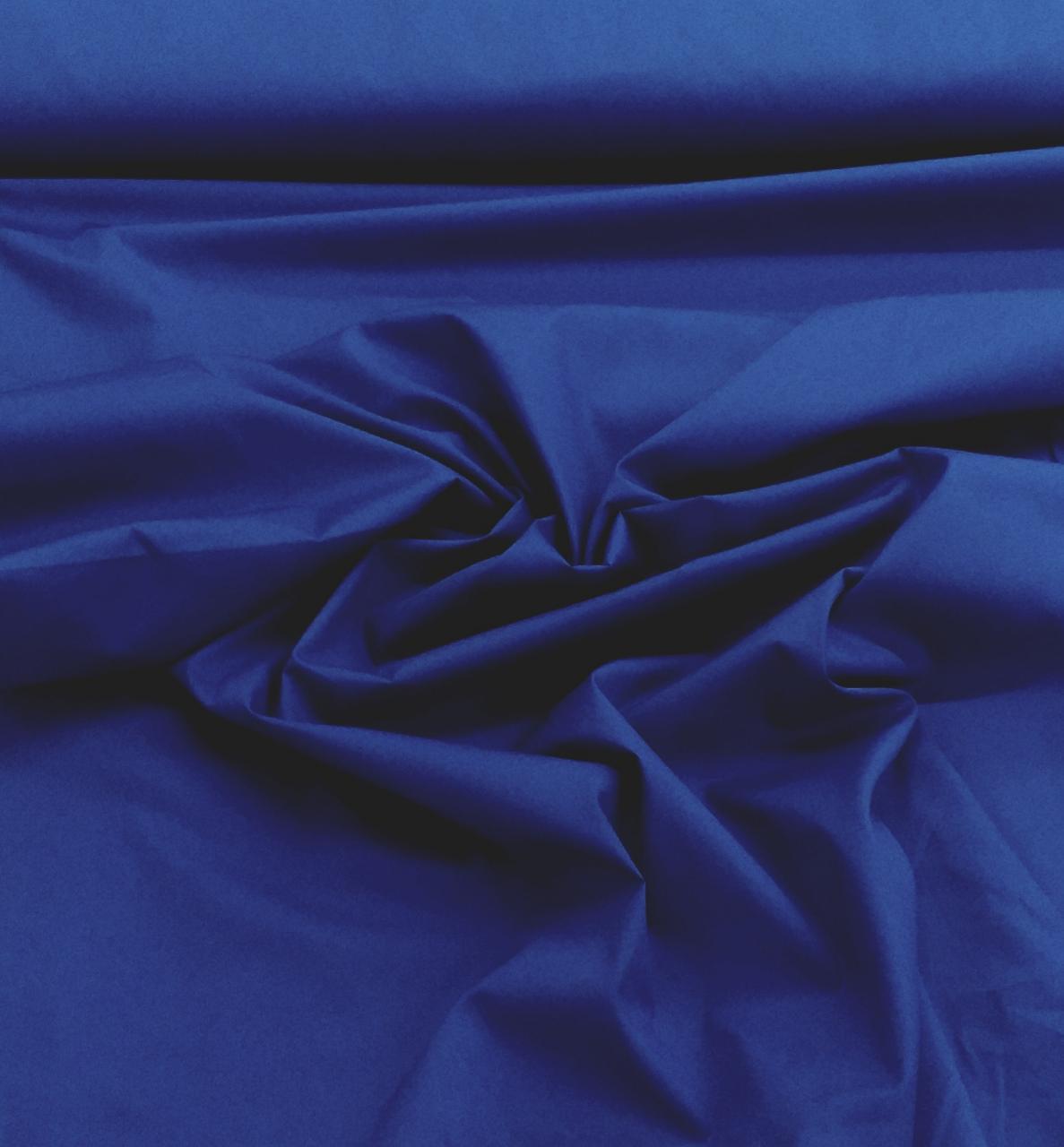 Tecido Tricoline Liso Azul Royal Bulgatti