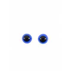Olho Para Amigurumi Azul 12 mm com Trava 10 Pares 