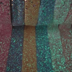 Fita Lonita Glitter Brilha no Escuro Dourada Por Metro