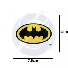 Aplique Termocolante Batman Símbolo 3 Unidades Ref:10/5