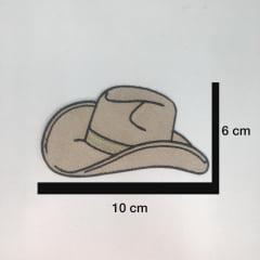 Aplique Termocolante Chapéu de Cowboy 3 Unidades Ref:12/105