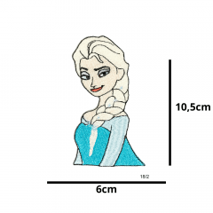 Aplique Termocolante Elsa Frozen 3 Unidades Ref:18/2