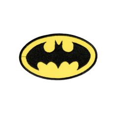 Aplique Termocolante Emblema Batman  1 Unidade