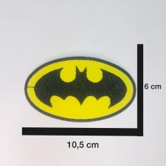 Aplique Termocolante Emblema Batman Grande 3 Unidades 