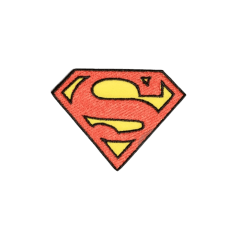 Aplique Termocolante Emblema Superman 1 Unidade Ref:10/6