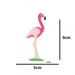 Aplique Termocolante Flamingo 3 Unidades Ref:12/62