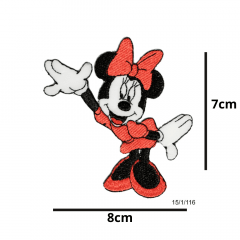 Aplique Termocolante Minnie Mouse 3 Unidades Ref:15/1/116